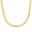 14K Yellow Gold 4.4mm Semi-Solid Square Franco Chain Bracelet 7.4grams 8.75inch