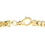 14K Yellow Gold 4.4mm Semi-Solid Square Franco Chain Bracelet 7.4grams 8.75inch