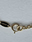 14kt Gold Red and Gold Baby Heart Charm Bracelet-6 inch Adjustable 8 grams