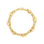 Gold Chain with Links Bracelet
