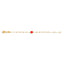 Baby Bracelet with One Red Heart