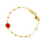 Baby Bracelet with One Red Heart