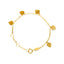 Baby Gold Flat-Heart Bracelet