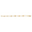 Baby Diamond Cut Heart Bracelet