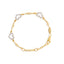 Baby Diamond CZ Heart Gold Bracelet