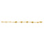 Baby Gold Continuous Puff Heart Bracelet
