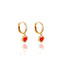 Red Heart Hanging Earring