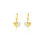Hanging Double Heart Earring
