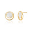 Mother of Pearl Round Stud Earring