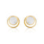 Mother of Pearl Round Stud Earring
