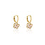 Hanging Pink Butterfly Earring