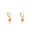 Hanging Pink Flower Earring