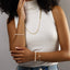 Gold Rolo Link & Pearl Combination Necklace