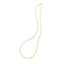 Gold Paperclip Chain & Pearls Combination Necklace