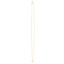 14K Gold Whale Tail Necklace with Spring Ring Clasp 18" Includes 2" Extender