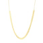 14K Gold Fancy Heart Link Chain 18" Necklace with Pear Shaped Lobster Clasp