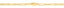 14K Yellow Gold 3.2mm Paperclip 10" Chain Anklet with Lobster Lock