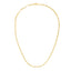 14K Yellow Gold 3.2mm Paperclip 10" Chain Anklet with Lobster Lock