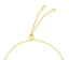 14k Gold Paw Friendship Bolo Bracelet 9.25inch Adjustable Draw String Clasp 2g