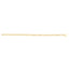 14K Gold 4mm Diamanté Paperclip Necklace 18 inches Long Chain for Men & Women