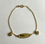14k Gold Baby Toddler ID Bracelet with Hearts Spring Ring Clasp 6inches