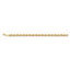 14K Two-Tone Gold Satin X Stampato Bracelet 7.25" 5.20grams Lobster Closure
