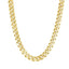 14K Gold 9.5mm Lite Miami Cuban Chain For Men 22 Inch Necklace with Box Closure