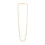 14k 18" Two-Tone Gold 1.7mm Diamond Cut Bar and Bead Pendant Chain 5.2 Grams