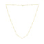 14k Gold 18" Layering Saturn Bead Ball Necklace with Diamond Cut Finish 2.24g