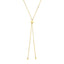 14K Gold Heart Slide Necklace