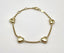 14K Yellow Gold Puffed Heart Bracelet Adjustable 7inch Lobster Clasp 3.14grams