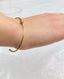 14K Amore Love Knot Slip-On Bangle